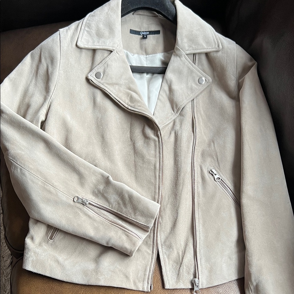 Quince 100% sued Jacket size M like new!